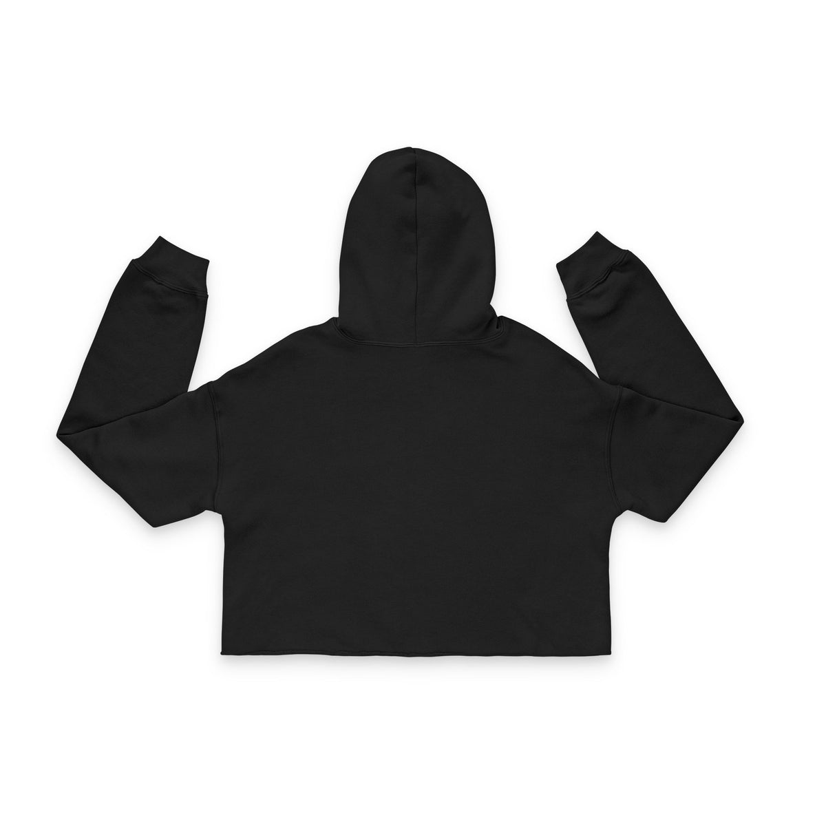 Cropped Hoodie - 'Spooky Season' Ghost Pumpkin Graphic