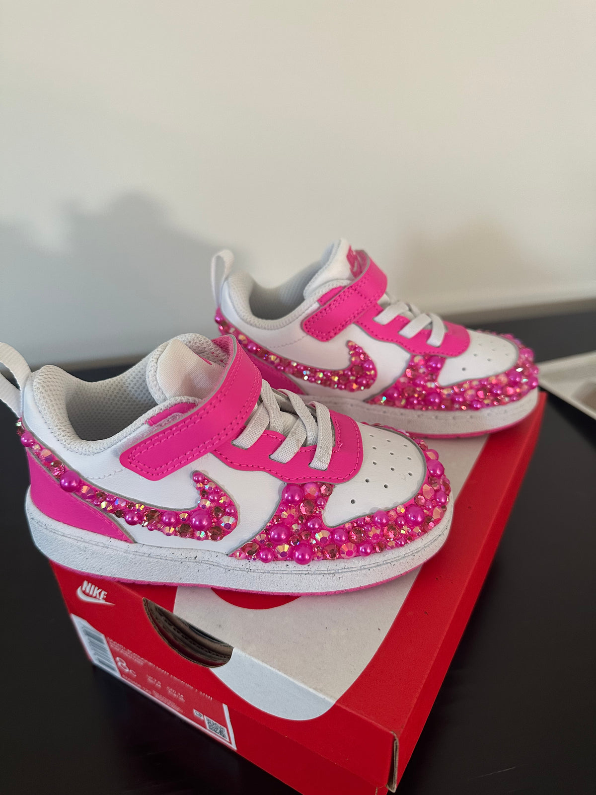 Big Kids Sparkling Bedazzled Girls’ Gym Shoes – Customizable & Fun! (Copy) (Copy)