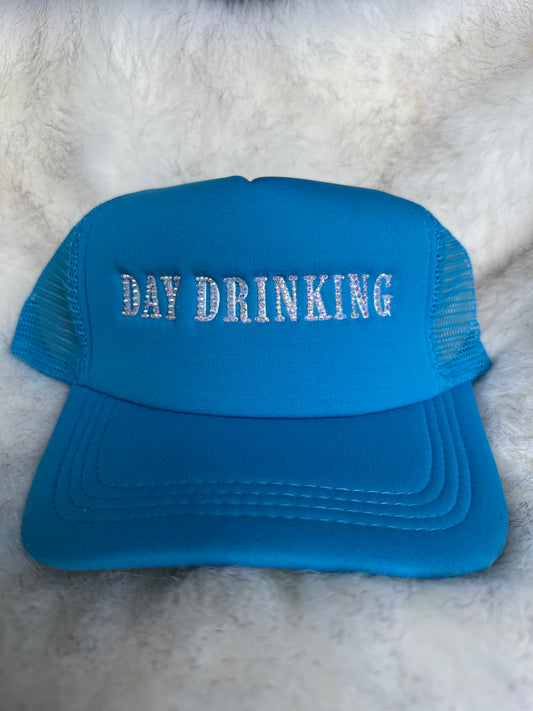 Day Drinking - Bedazzled Trucker Hat