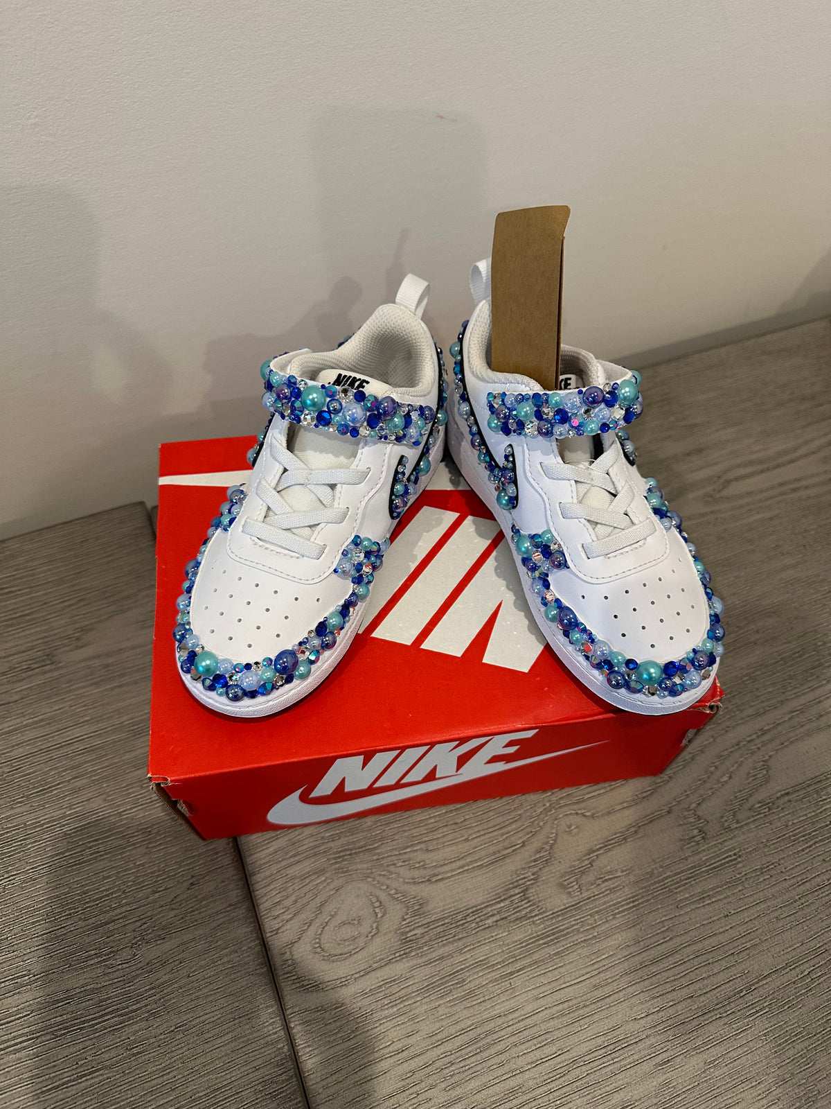 Big Kids Sparkling Bedazzled Girls’ Gym Shoes – Customizable & Fun! (Copy) (Copy)