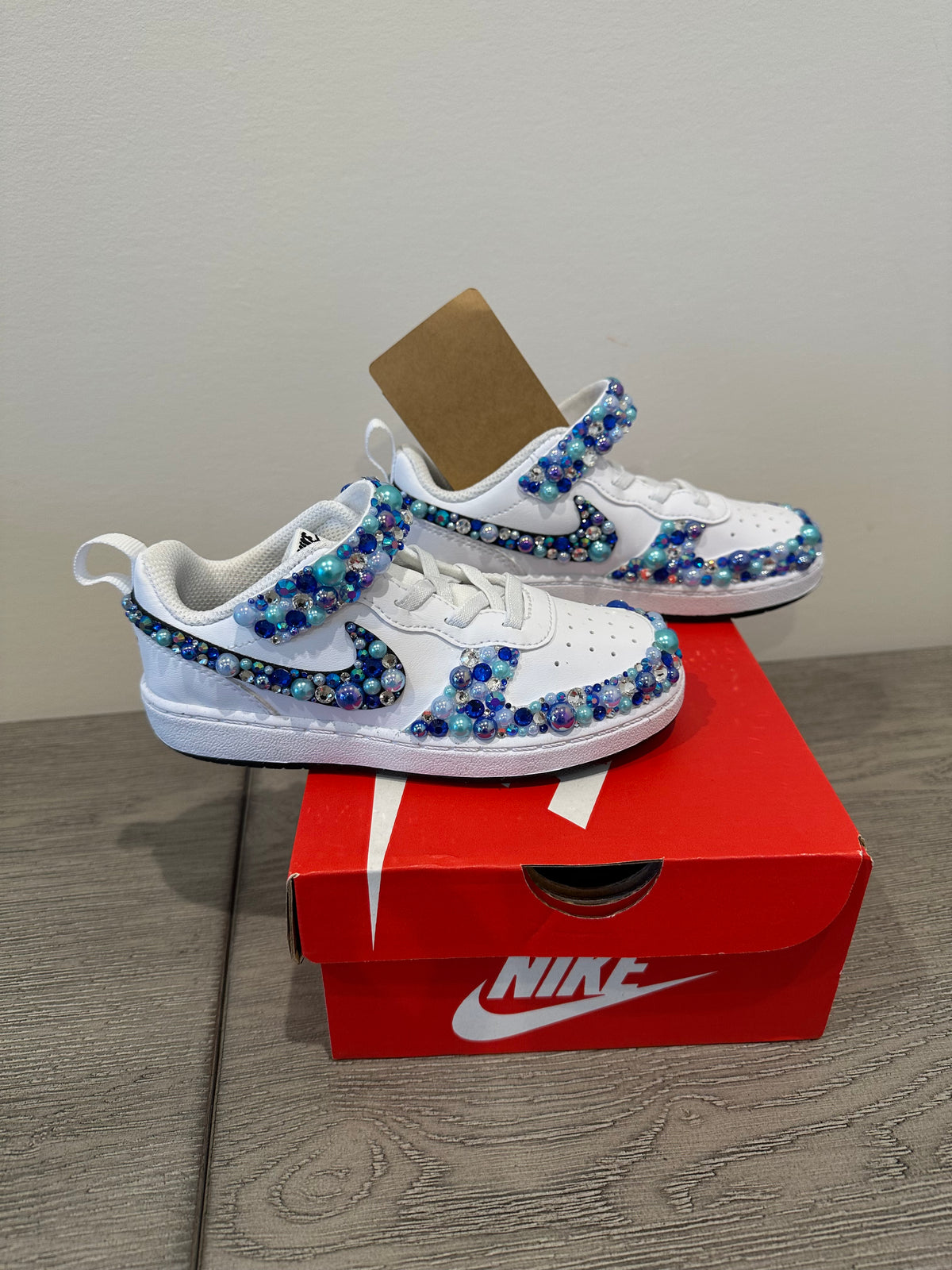 Big Kids Sparkling Bedazzled Girls’ Gym Shoes – Customizable & Fun! (Copy) (Copy)