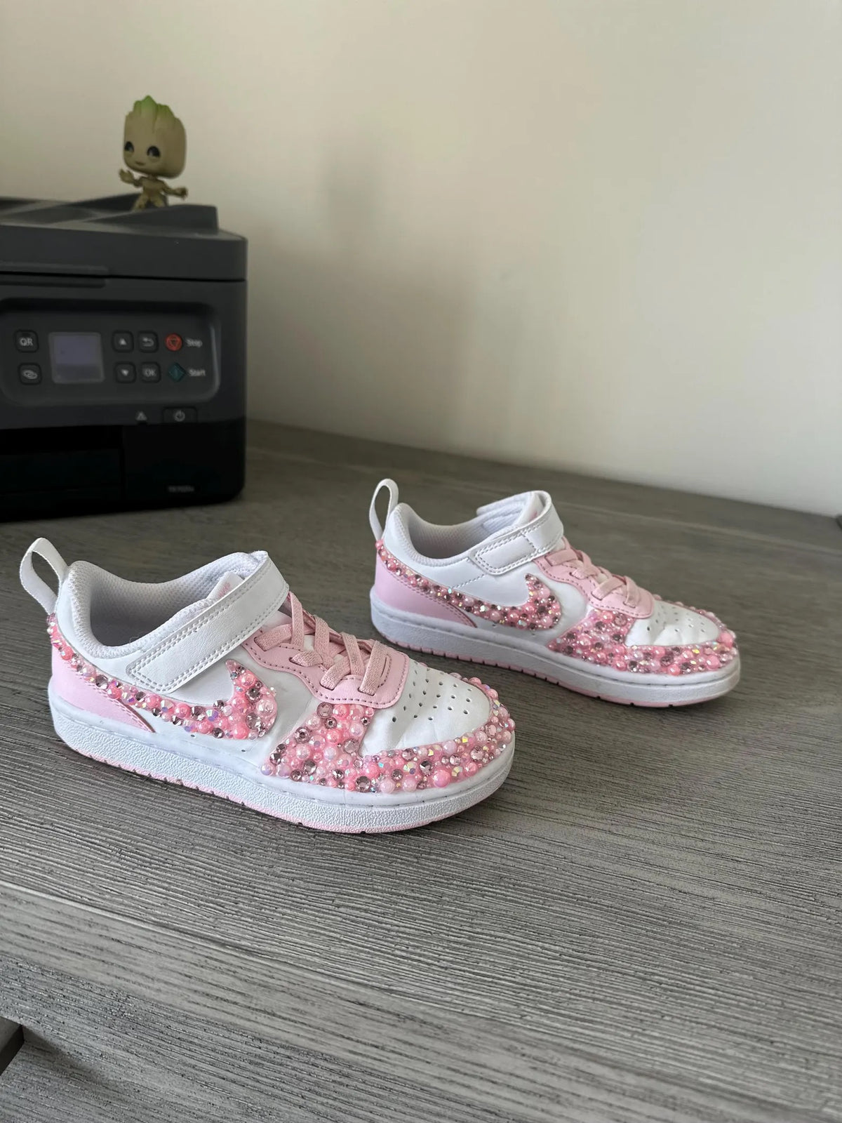 Big Kids Sparkling Bedazzled Girls’ Gym Shoes – Customizable & Fun! (Copy) (Copy)